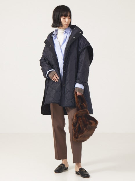 【COCUCA】3WAYキルティングコート