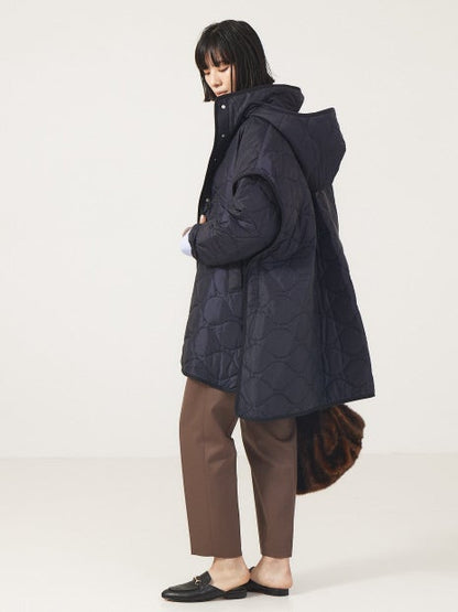 【COCUCA】3WAYキルティングコート