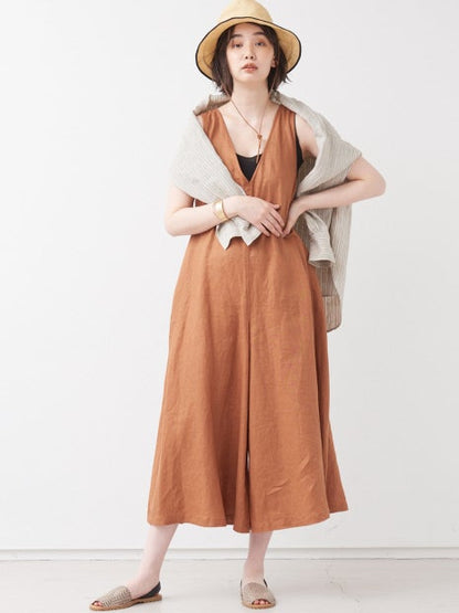 フレンチリネンコンビネゾン