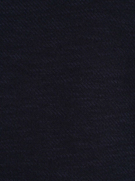 撚り杢ツイル Vネック 長袖 Tシャツ
