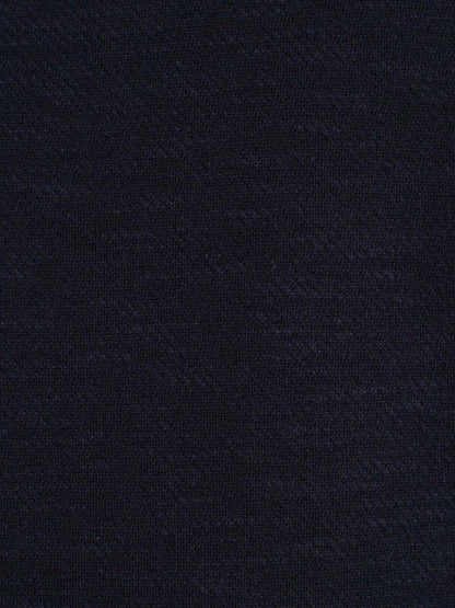 撚り杢ツイル Vネック 長袖 Tシャツ