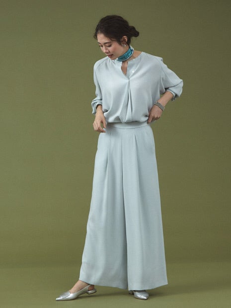 ジョーゼットアシメブラウス