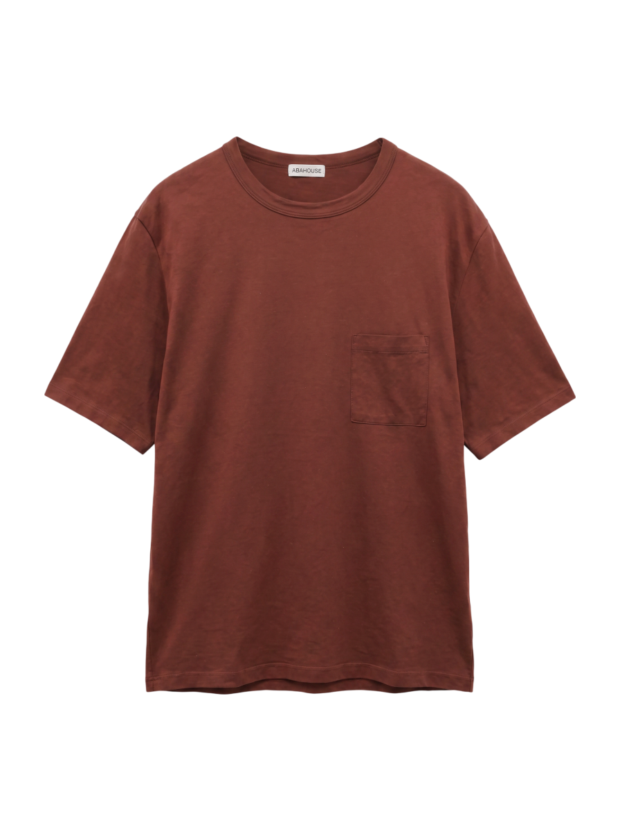 シルケット天竺 配色Tシャツ