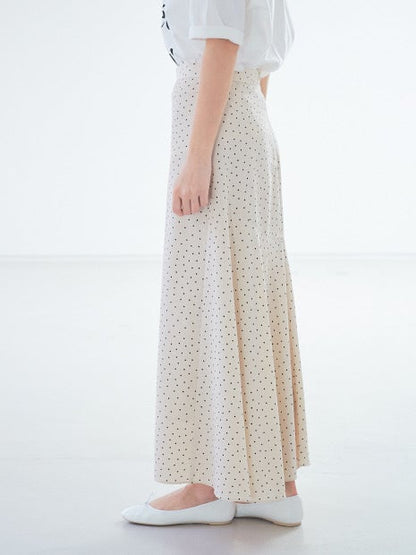 ドットロングスカート