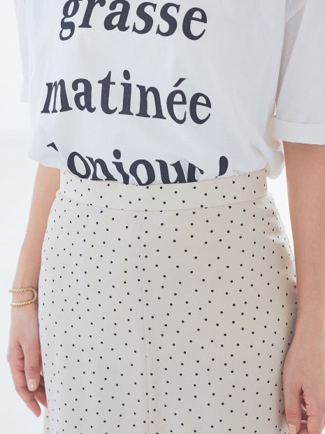 ドットロングスカート