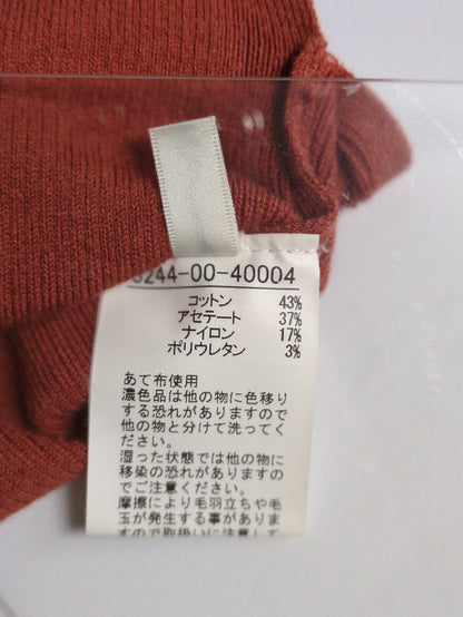 ウォッシャブルクルーネックニットT