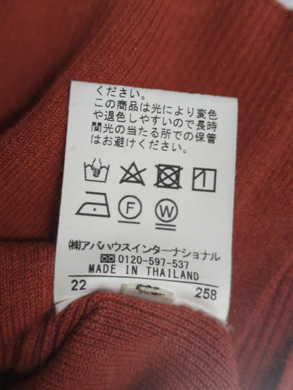 ウォッシャブルクルーネックニットT