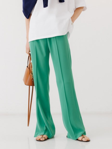 【COCUCA】イージー フレアパンツ