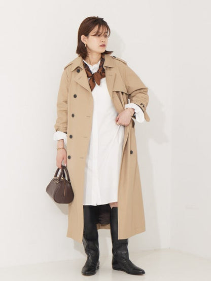 カフススリットシャツワンピース