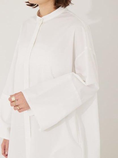 カフススリットシャツワンピース