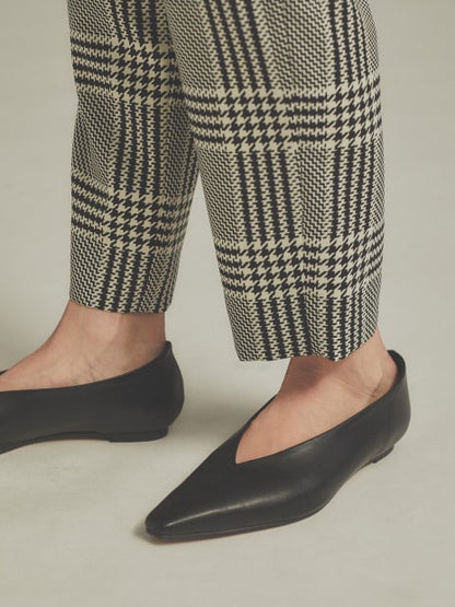 ビッグチェックドロストパンツ