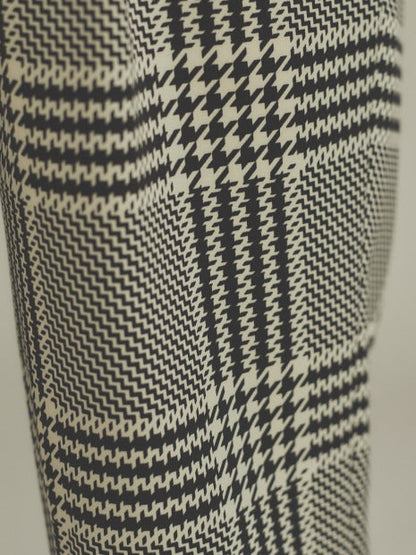 ビッグチェックドロストパンツ