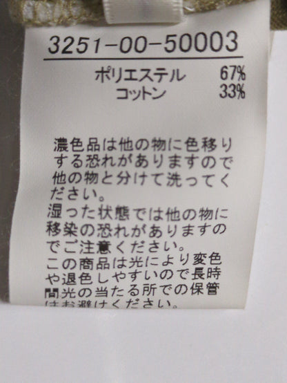 TCツイルWループタックワイドパンツ