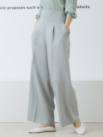 レーヨンハイウエストパンツ