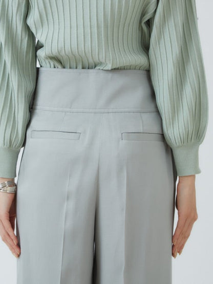 レーヨンハイウエストパンツ