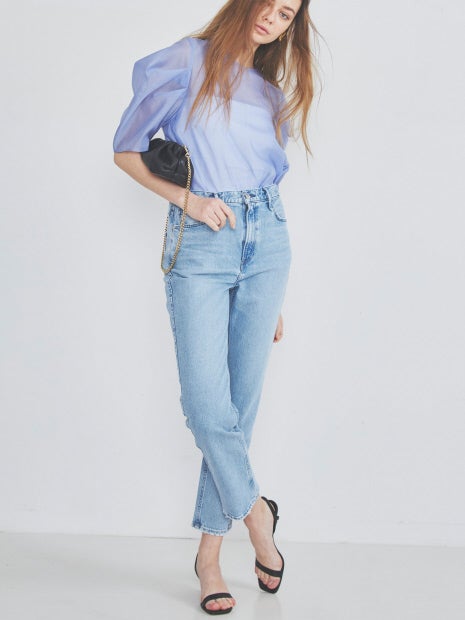 シアータックスリーブブラウス