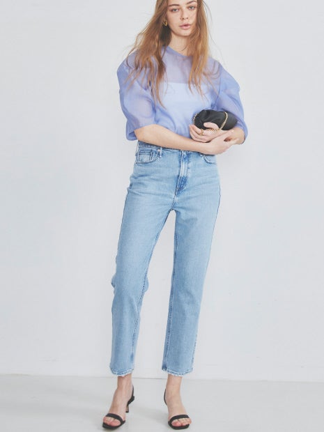 シアータックスリーブブラウス