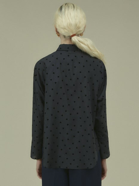 ハートフロッキーシャツ