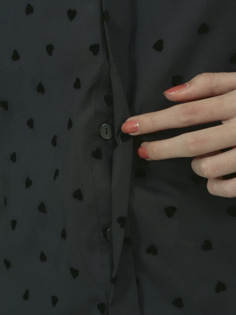 ハートフロッキーシャツ