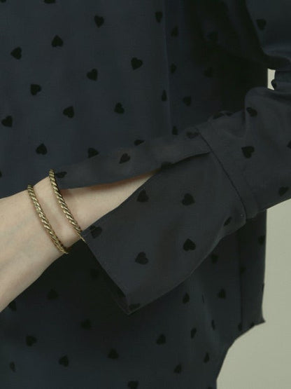 ハートフロッキーシャツ