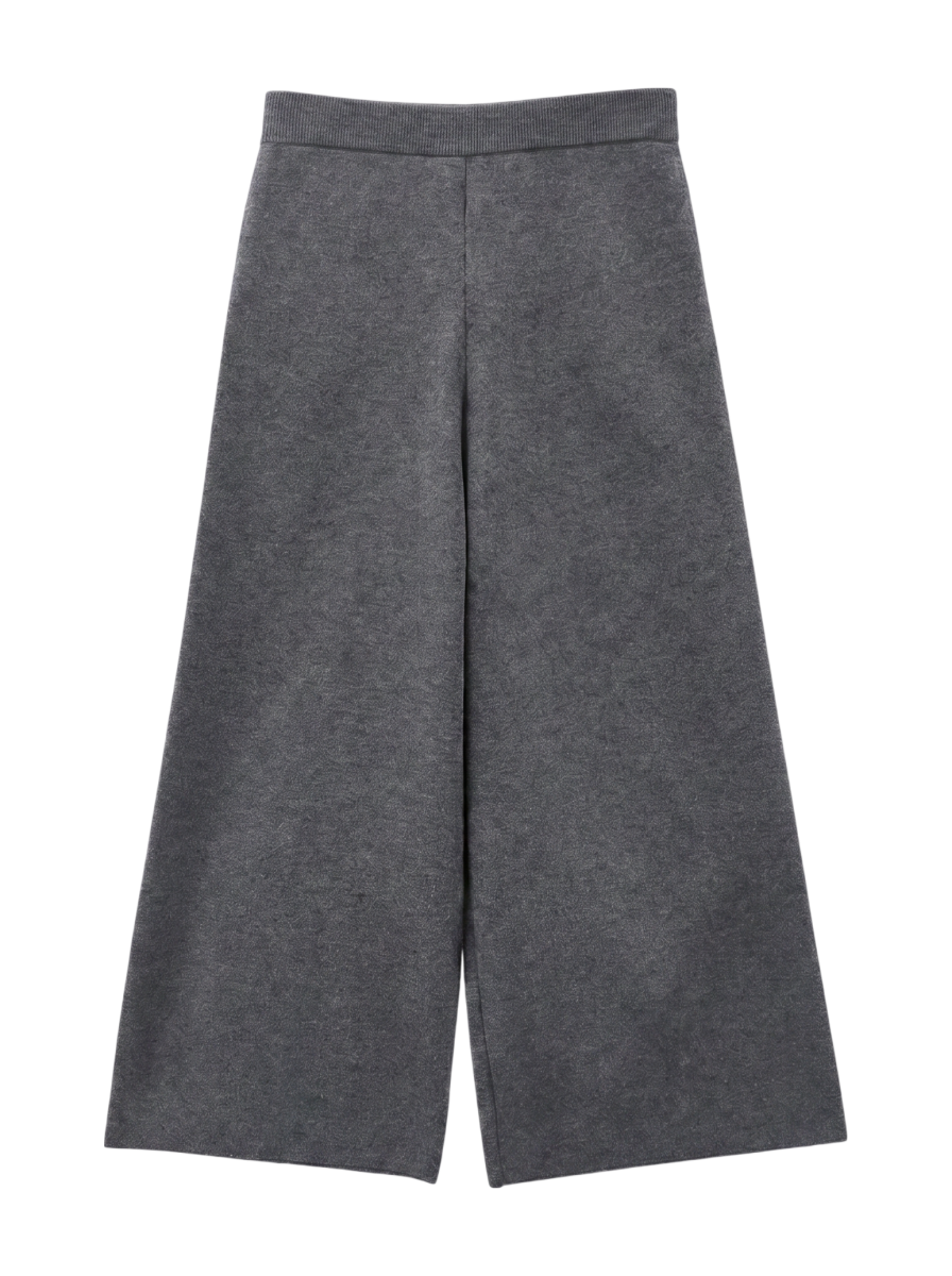 【WEB・一部店舗限定】圧縮ニットクロップドパンツ◇セットアップ対応
