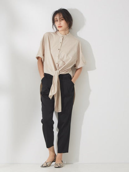 ロングスリットシャツカットソー