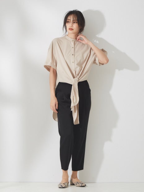 ロングスリットシャツカットソー