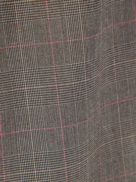 【セットアップ対応】グレンチェックタックワイドパンツ