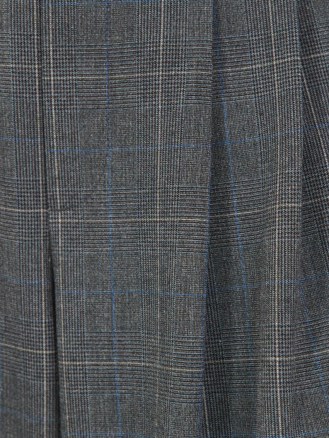 【セットアップ対応】グレンチェックタックワイドパンツ