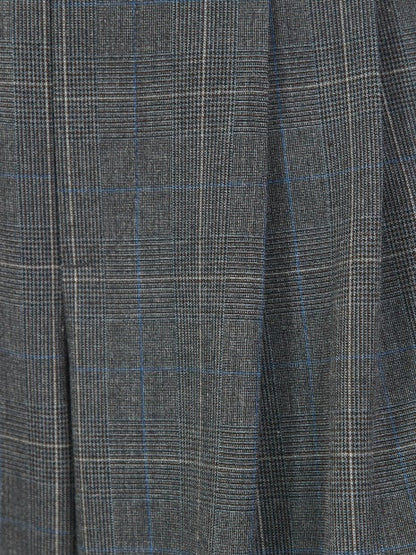 【セットアップ対応】グレンチェックタックワイドパンツ