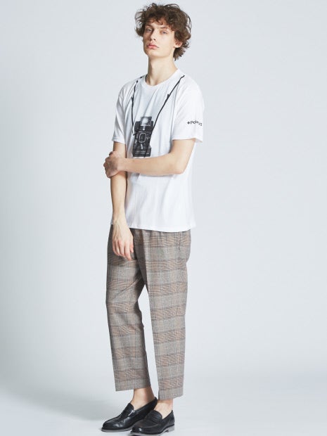 ブークレーグレンチェックリラックスパンツ