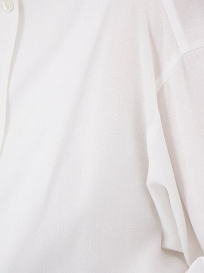 ダブルボタンシャツ