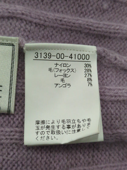 フォックス混2WAYニット