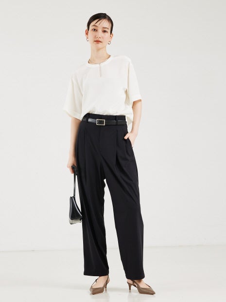 ストレッチデシンTブラウス