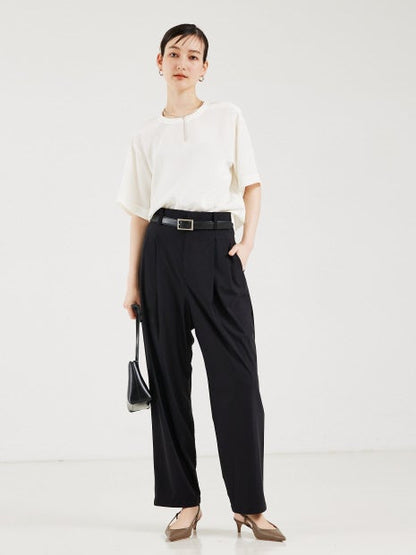 ストレッチデシンTブラウス