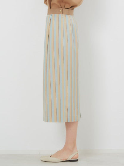 RIOPELEストライプタイトスカート