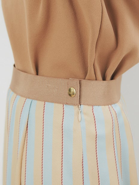 RIOPELEストライプタイトスカート