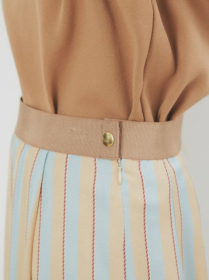 RIOPELEストライプタイトスカート