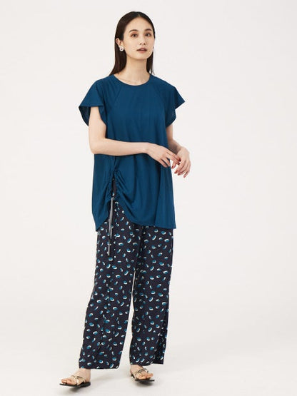 ストライプテープドロストカットソー