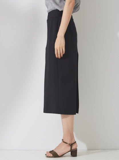 ストレッチボックスプリーツパンツ