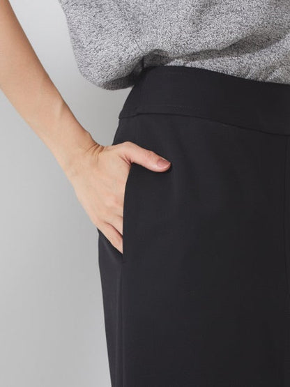 ストレッチボックスプリーツパンツ