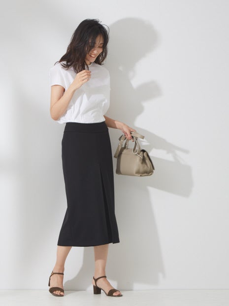 ストレッチボックスプリーツパンツ