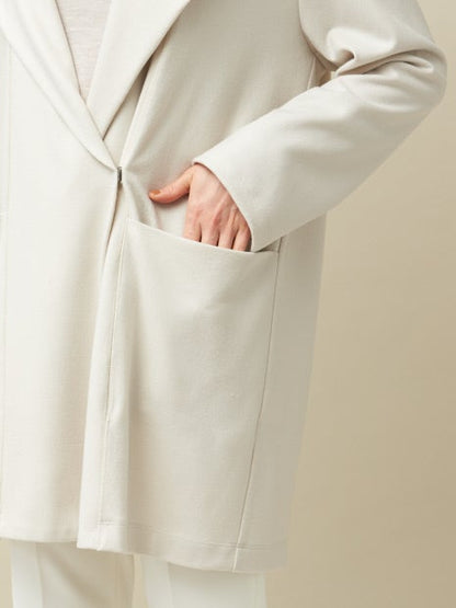 ミルド天竺ローブカーディガン