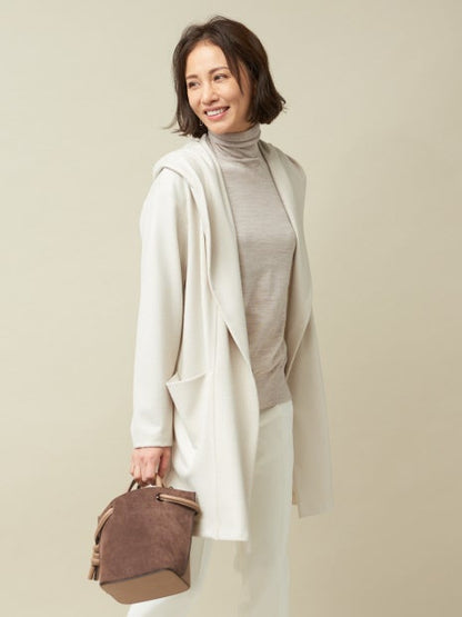 ミルド天竺ローブカーディガン