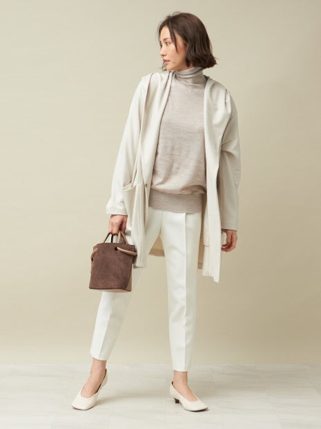 ミルド天竺ローブカーディガン