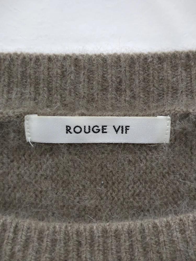 フォックスウールクロップドボレロプルオーバー