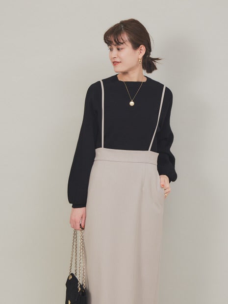 【WEB&一部店舗限定】パフスリーブワイドリブプルオーバー