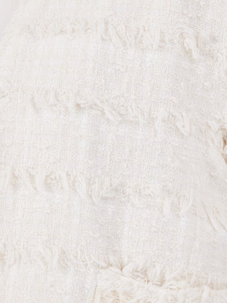 フリンジツィードジャケット