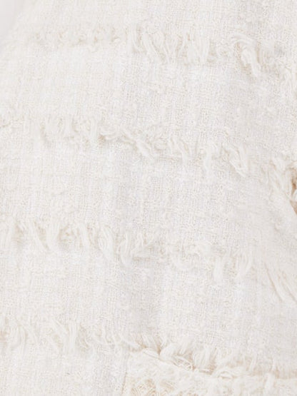 フリンジツィードジャケット