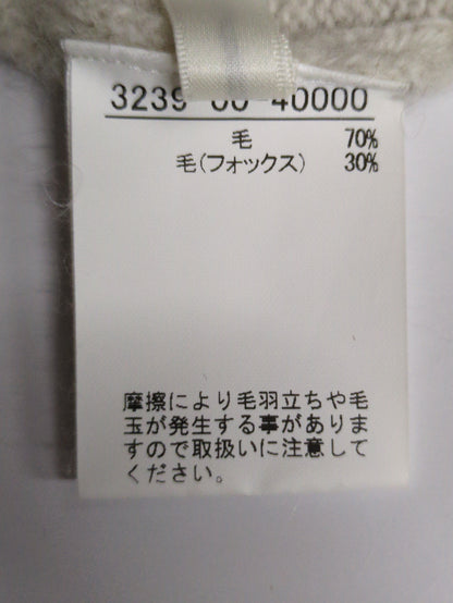 ウールフォックス5分袖ニット